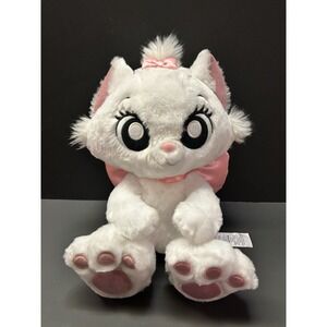 Disney Store Marie Aristocats Plush 14" Big Feet Paws Stuffed Animal Cat Cuddly